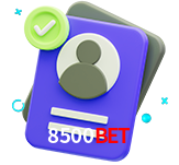 Tornar-se um membro do 8500BET é muito simples